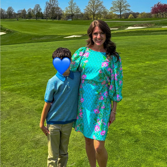 Lilly Pulitzer floral belted dress - Picture 6 of 6